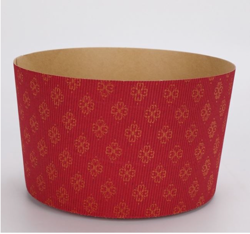 2 / 5pcs Panettone baking mould corrugated paper liner christmas baking mold