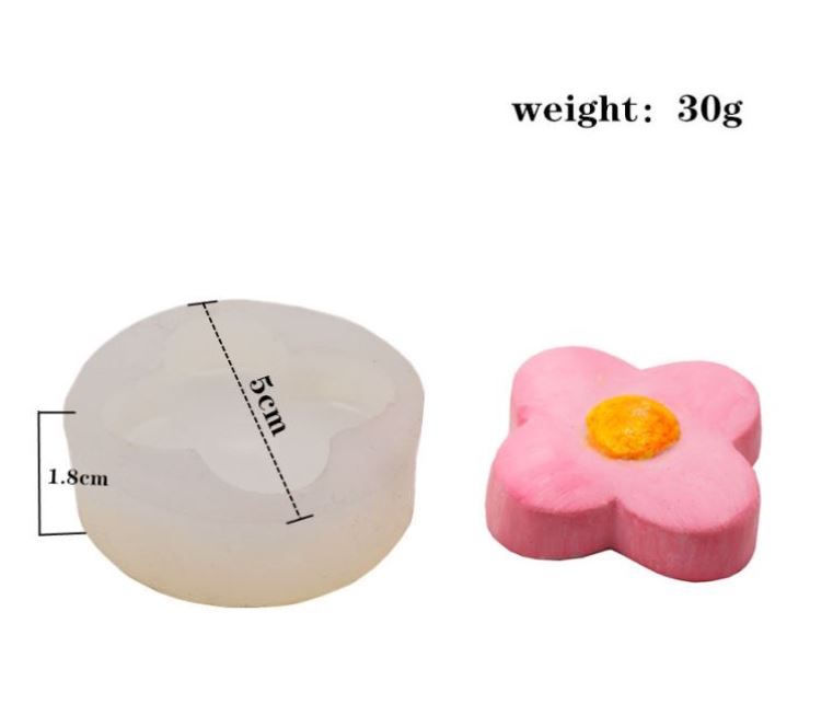 Blossom mould flower cutter 5 petal cutters floral cake decorating mold