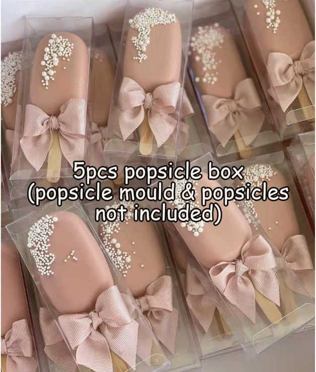 Popsicle mould cake pop mold cakesicle mould pops silicone ice-cream stick silicon icecream sticks transparent gift box