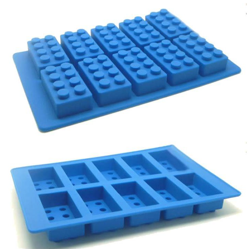 Lego bricks silicone mould for cake decorating silicon mold chocolate mould
