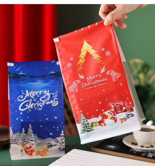 Christmas toast packaging bag fruit cake wrapper xmas stollen box