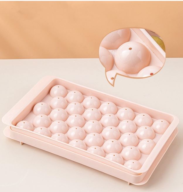 Egg yolk mould ice ball tray plastic mold ice cube maker sphere dome round jelly maker agar agar moulds