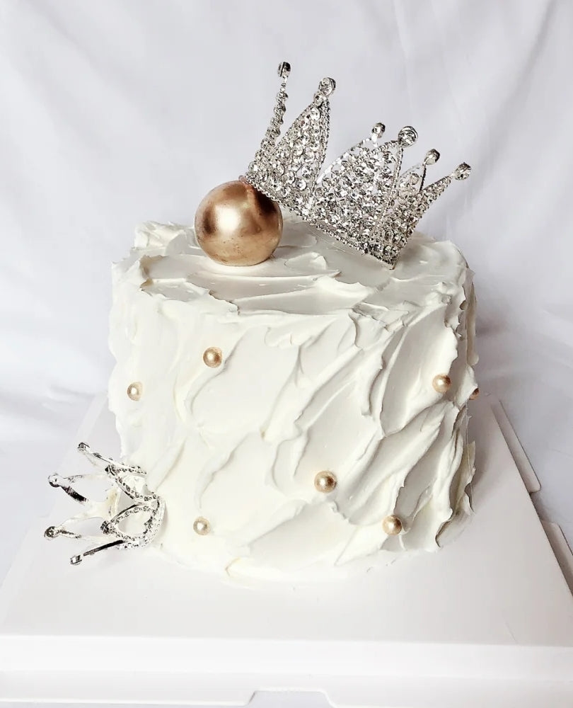 Tiara royal crown for princess cake decorating tool crown topper