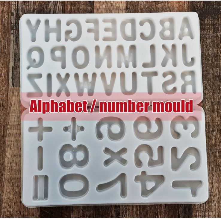 28cm Alphabet chocolate mould letters jelly mold