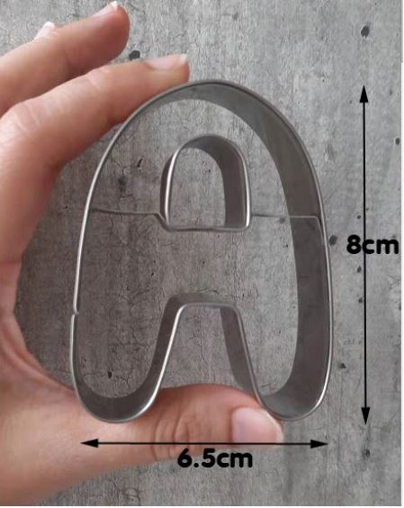 Gigantic large alphabet cutters for cookies or cake decorating 26 big letters cutter set
