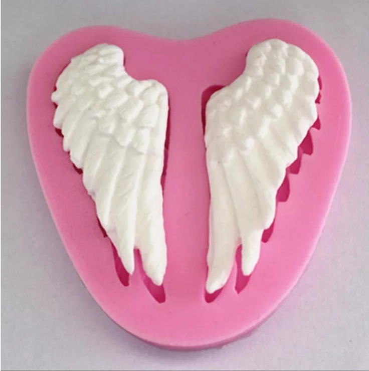 Angel wing wings silicone mould for fondant cake decorating clay jelly mold