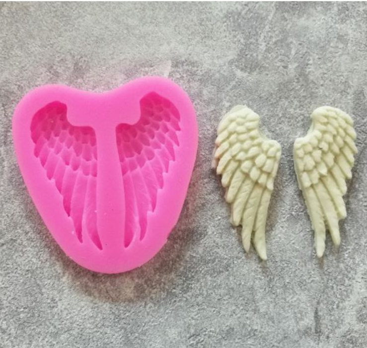 Angel wing wings silicone mould for fondant cake decorating clay jelly mold