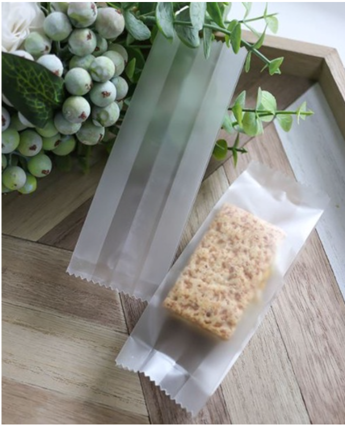 🇸🇬(50pcs trays/bags) SEALING bag tray pineapple tart long transparent box heat sealer wrapper cookie bags