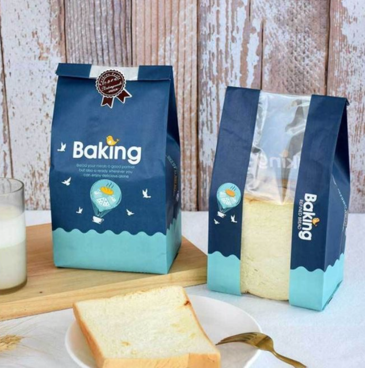 Toast bag bun wrapper bread wrapping paper kraft bags cookie packaging bag croissant packing paper takeaway 面包包装袋
