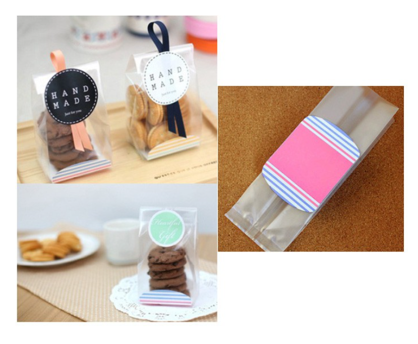 20pcs cookie bag with inner card tray cookie wrapper