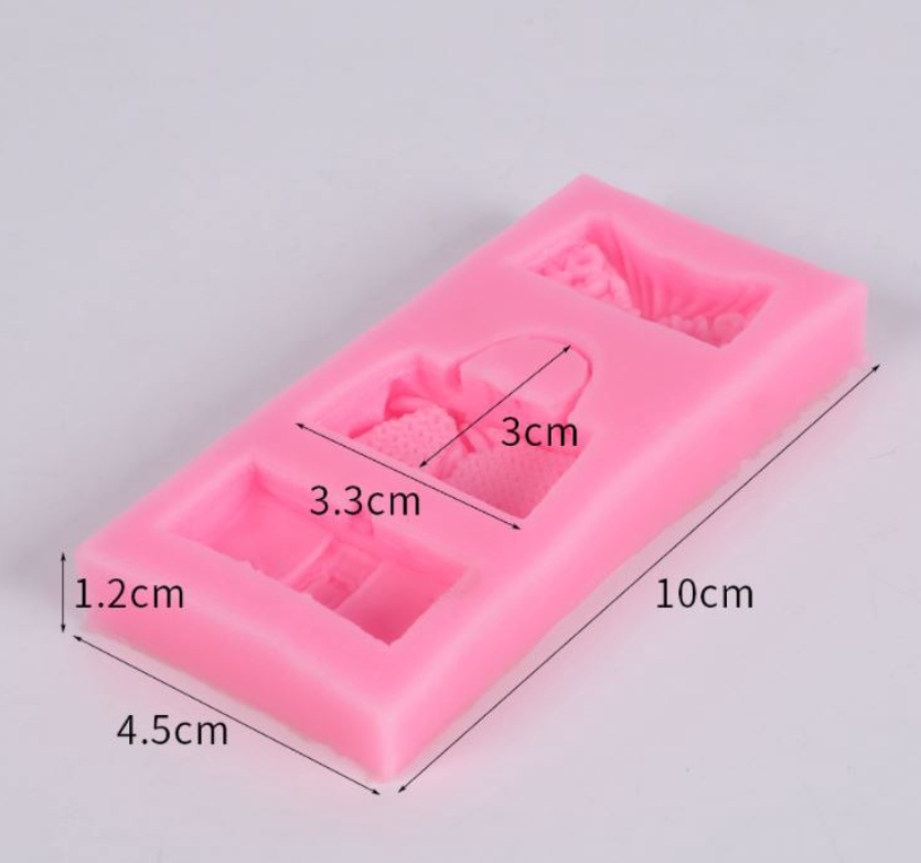 Handbag silicone mould cake decorating branded bag silicon mold tote bag cupcake topper