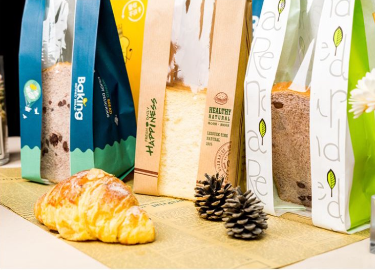 Toast bag bun wrapper bread wrapping paper kraft bags cookie packaging bag croissant packing paper takeaway 面包包装袋
