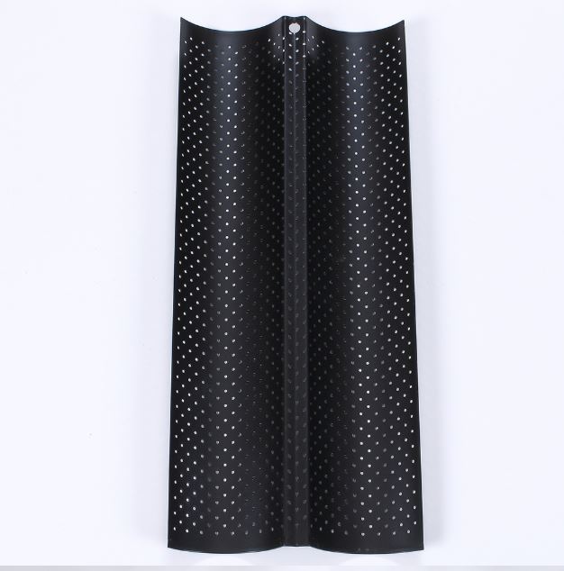 Large baguette pan tray perforated non-stick ventilated french loaf baking mould bread tray