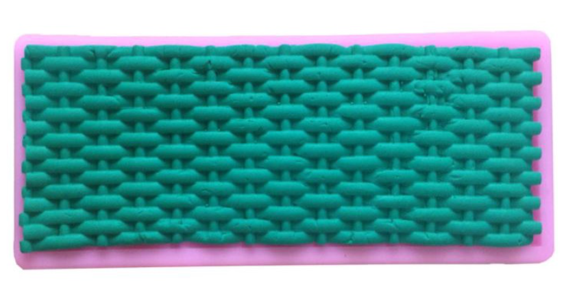 Basket weave jelly mould cake decorating mold cake side decor chocolate mould lace pattern