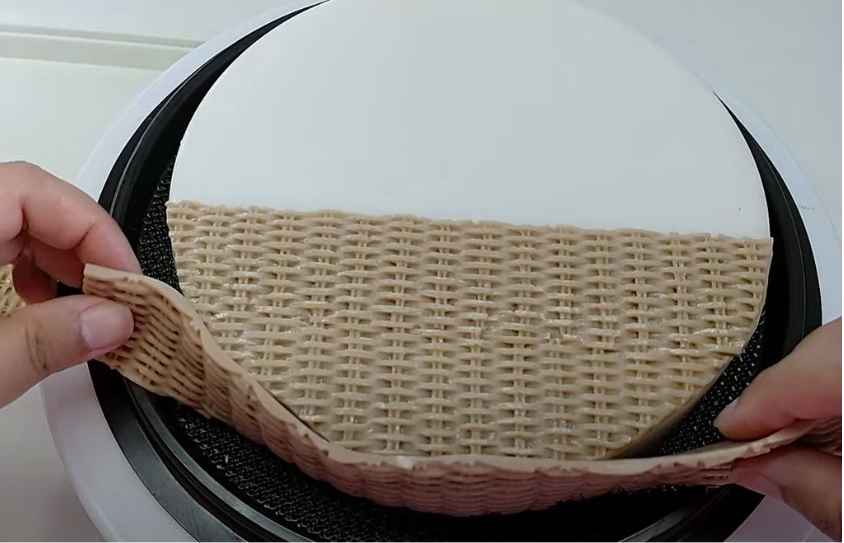 Basket weave jelly mould cake decorating mold cake side decor chocolate mould lace pattern