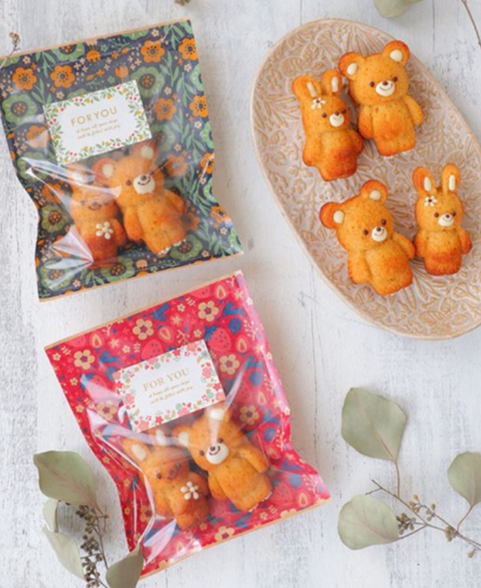 Little bear & rabbit baking mould silicone jelly chocolate mold