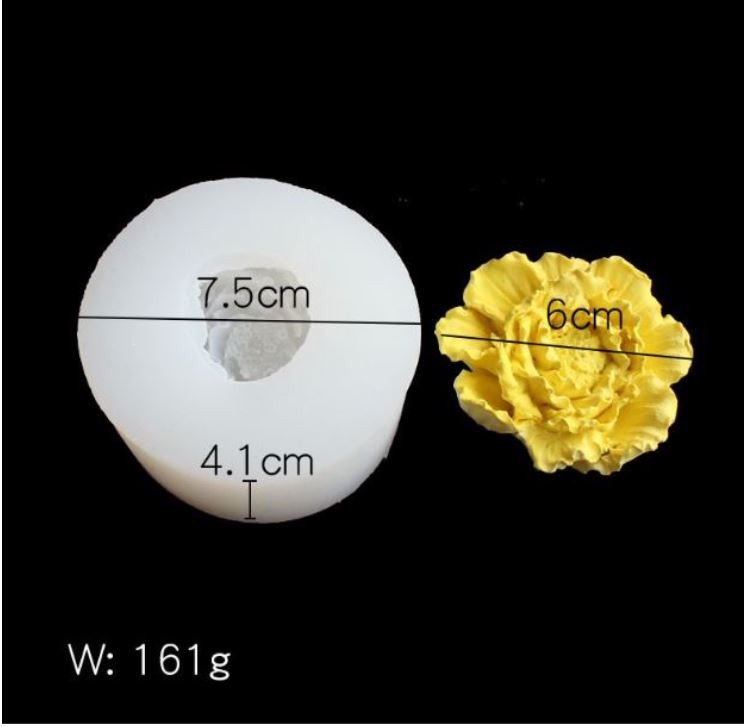 Rose Ranunculus mould jelly flower cake agar agar silicone moulds wreath bouquet jelly cupcake gift