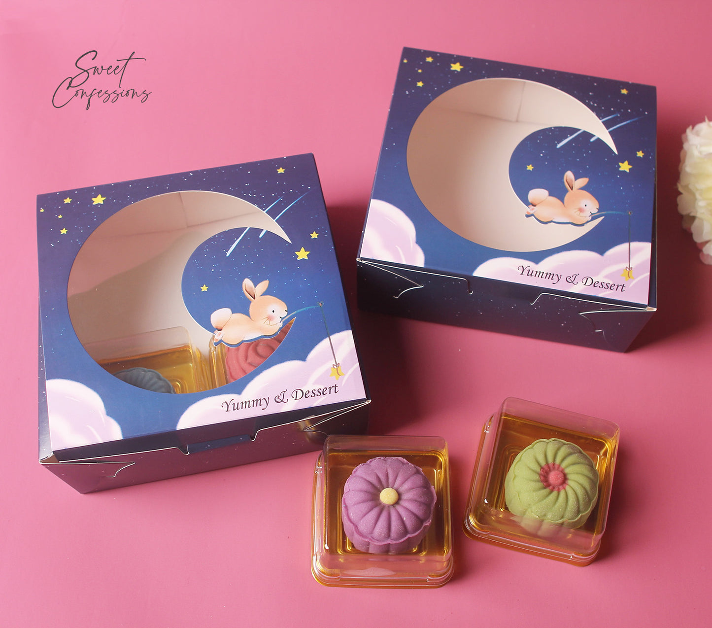 Cupcake box tart brownie box packaging tray cake box mooncake pastry container 5 inch cake box cheesecake box