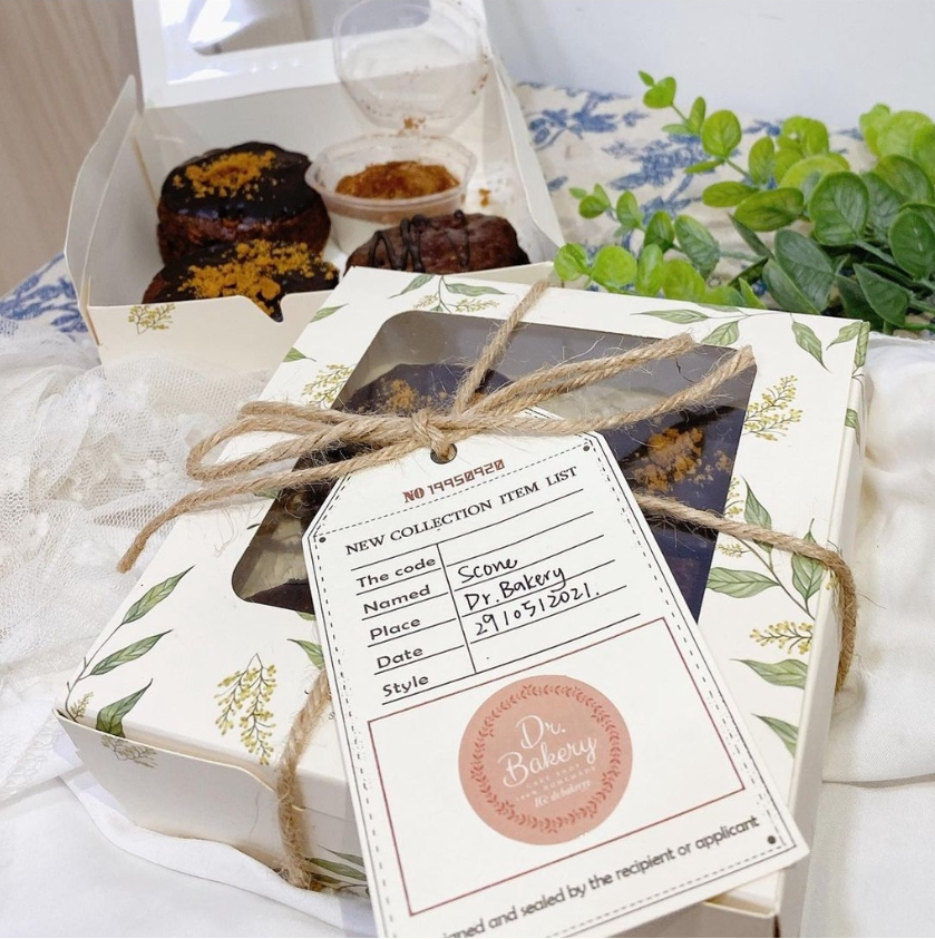 Botany tart box brownie box packaging tray cake box pastry container 5 inch cake box cheesecake box