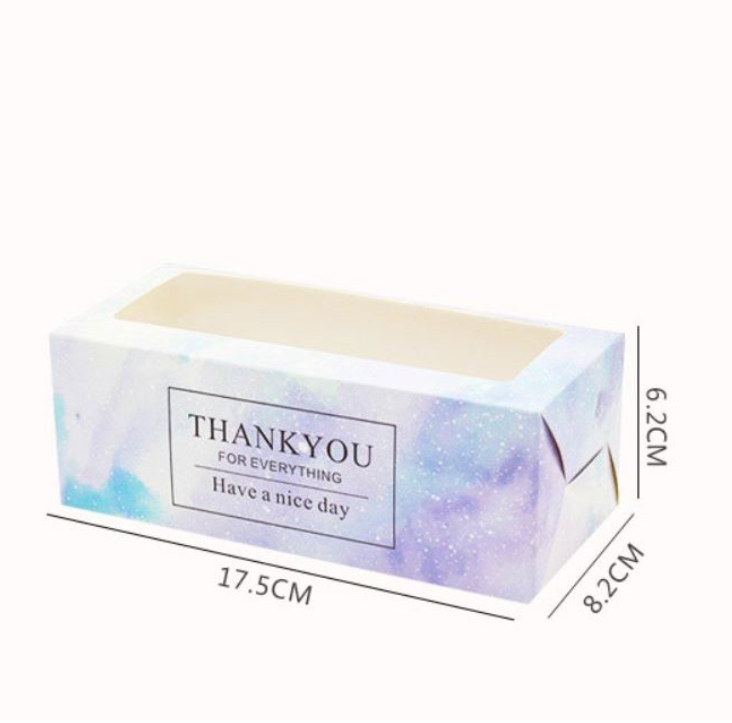 🇸🇬10pcs swiss roll box - log cake box - packaging tray box - napkin roll tray gift box