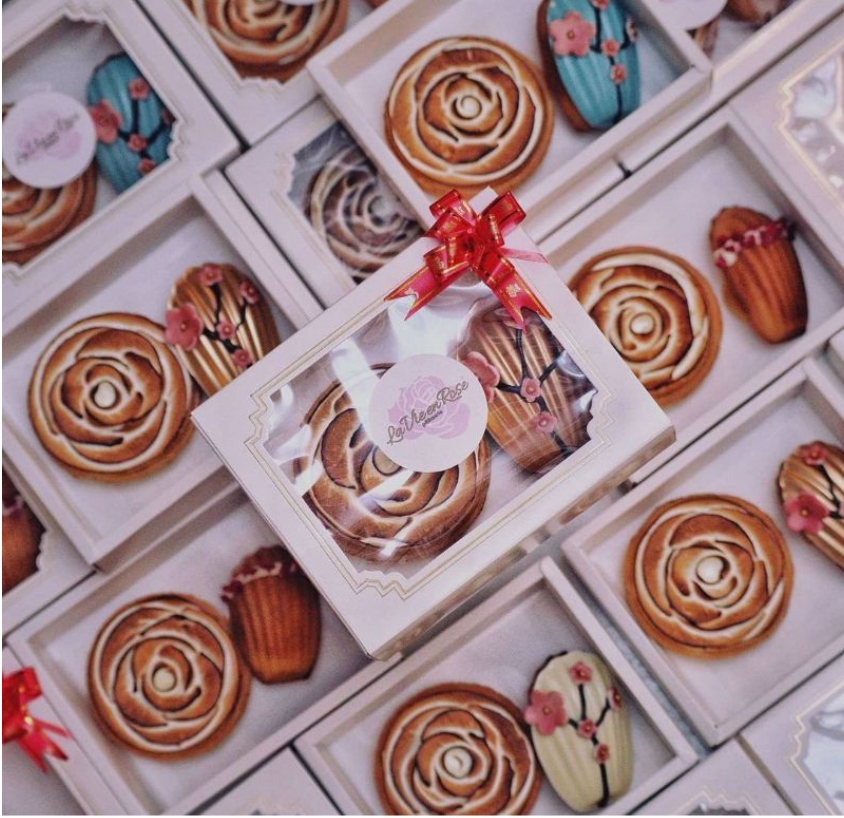 🇸🇬10pcs box Macaron packaging boxes for 10 macarons gift package mini tart paper box