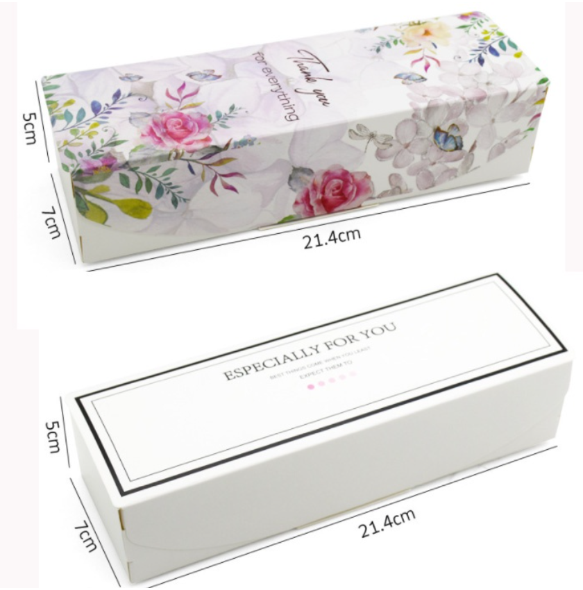Mooncake box jelly sweets box Floral bouquet box 3 cavity mooncake box gift packaging cake box thank you