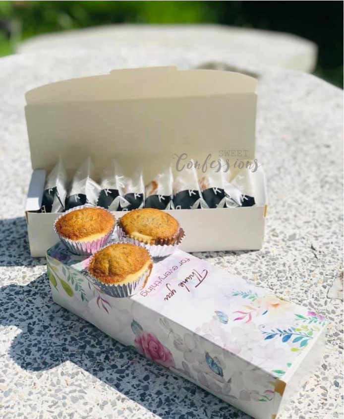 Mooncake box jelly sweets box Floral bouquet box 3 cavity mooncake box gift packaging cake box thank you