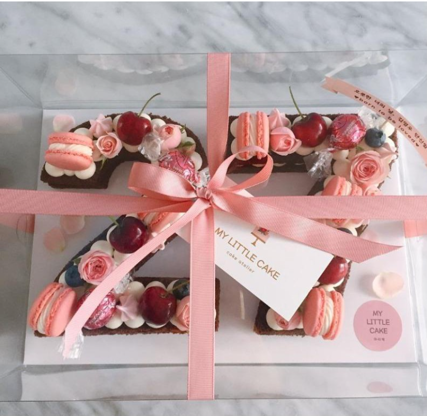 3 sizes Long rectangle gift packaging cake box - number cake box transparent plastic cake boxes