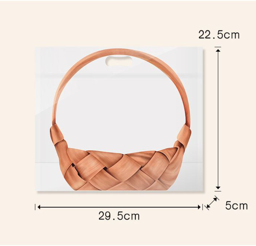 10pcs Bread loaf packaging bag toast bag braided bun wrapper