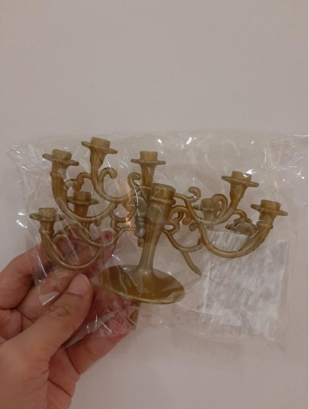Candelabra cake topper candlesticks birthday cake decoration candle