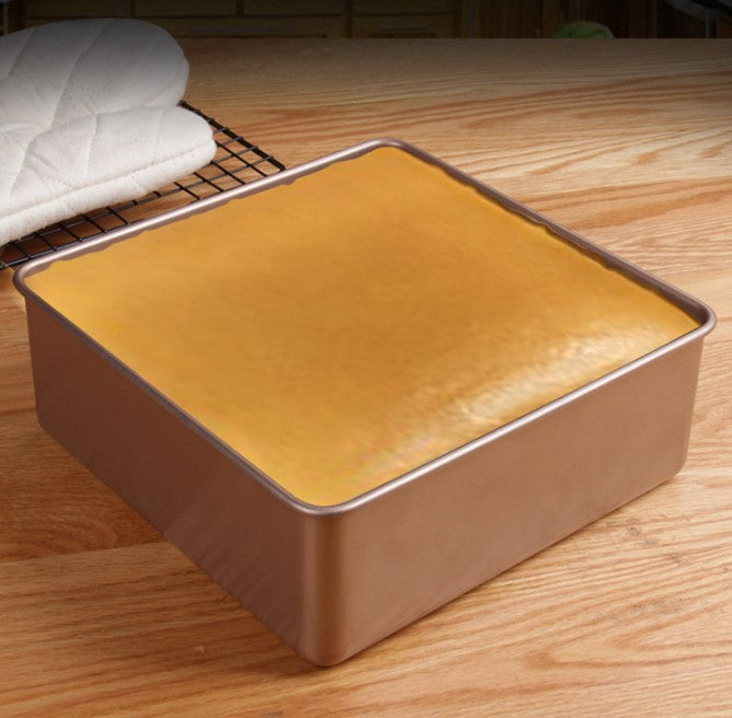 Non-stick Castella Cake Pan 8 inch square cake tin baking mould tray 古早蛋糕模