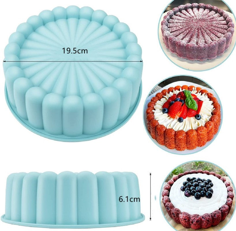 7 inch Charlotte cake mould bundt savarin mousse jelly mold