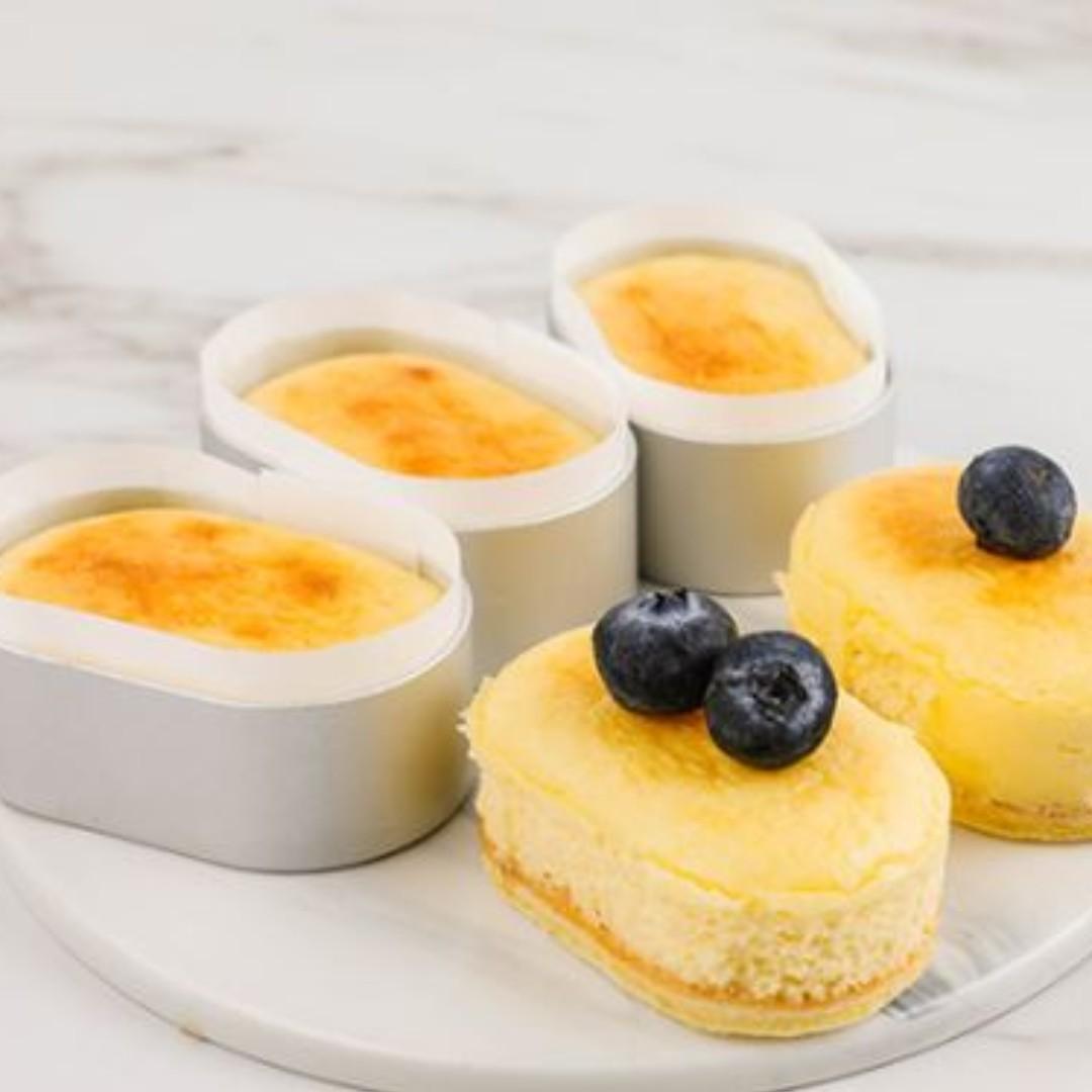 10pcs Cheesecake mould mousse ring elliptical oval cake mould pan cutter