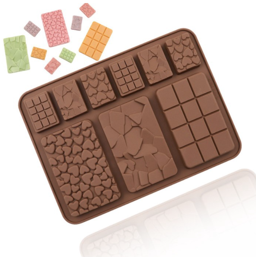 Chocolate Bar mould grid chocolate mold rocky cocoa mold