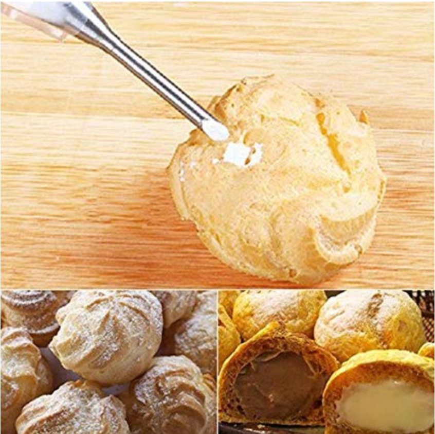 choux pastry nozzle cream puff injector nozzles for filling up eclair pastry