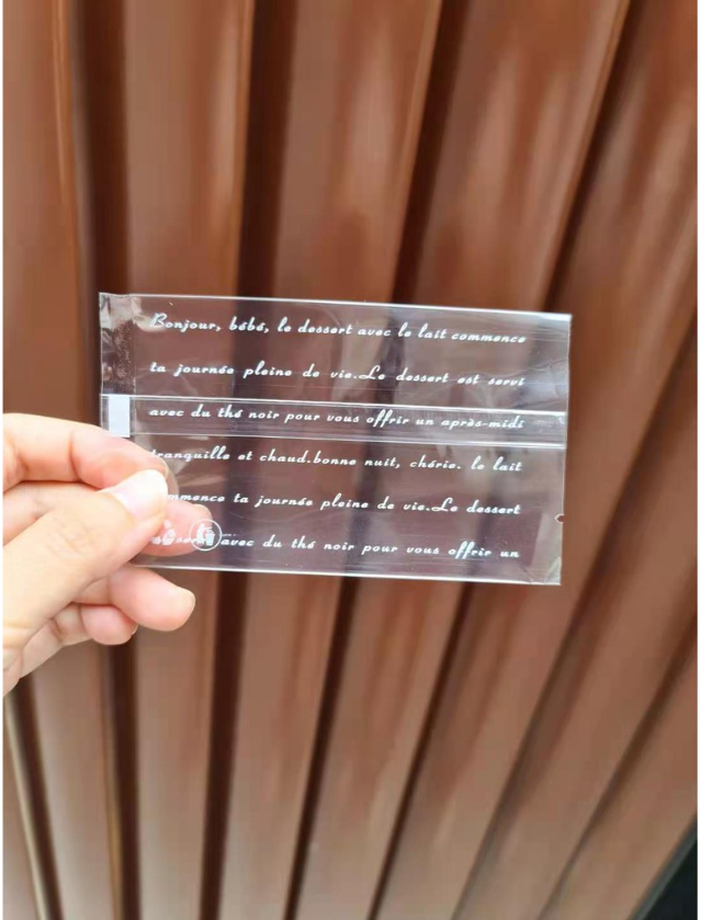 🔥 🇸🇬 100pcs madeleine financier wrappers cookie bag pasty packaging bag food heat sealer type heat seal