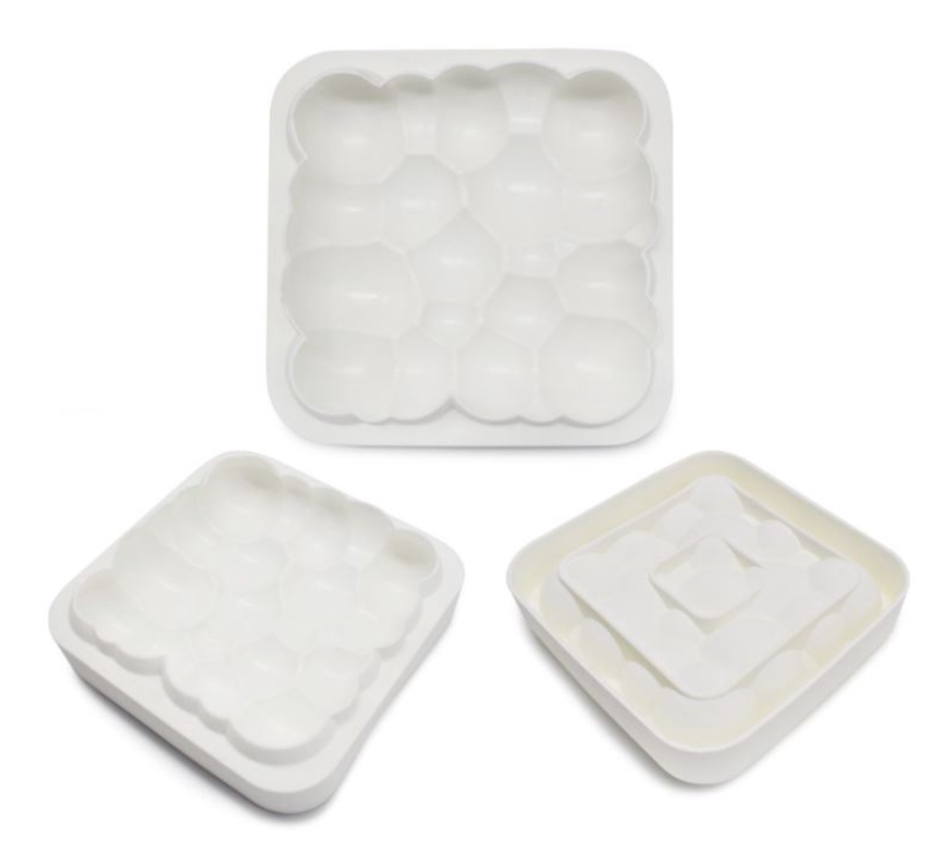 8 inch cloud mould mousse cake glazed bubble cake mold