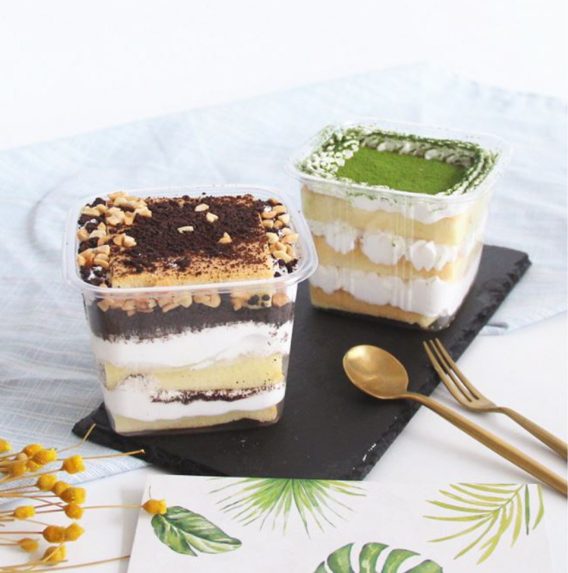 10pcs dessert cup plastic packaging mousse cup tiramisu cup icecream sorbet ice cream sundae containers