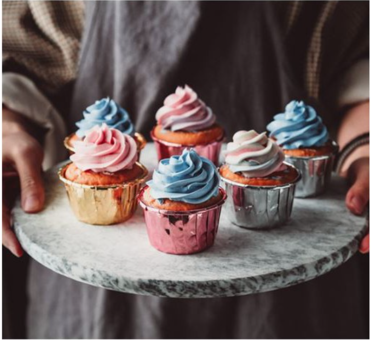 Gold foil cupcake liners muffin baking cups silver cupcake liners muffin cups