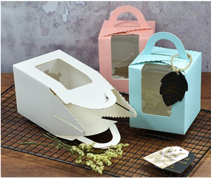 10pcs Cupcake box for single cake cardboard paper boxes succulent plant box
