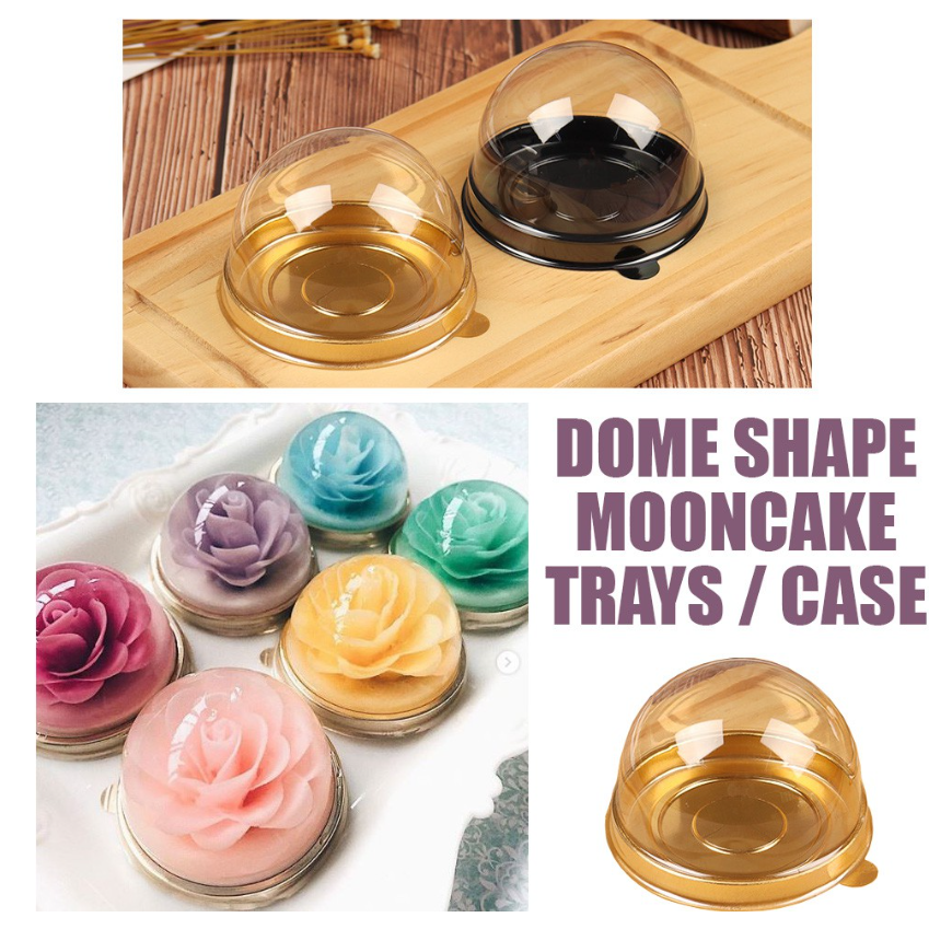 50pcs mooncake tray mooncake box Dome Round mooncake case (Room 1) packaging box