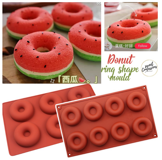 Donut cake mould donut baking ring silicone pan mold