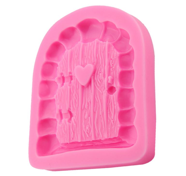 Fairy tale DOOR castle door gate fondant jelly door mould cake decorating mold