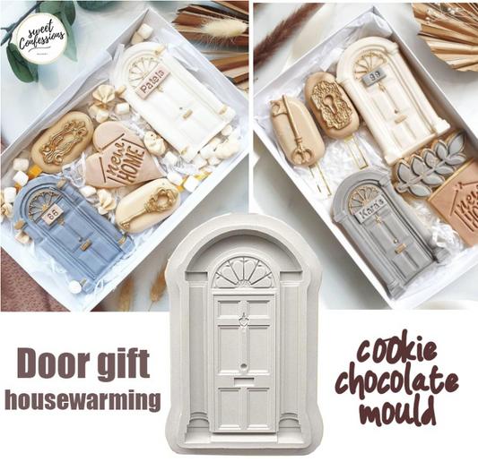 Vintage door mould key mould classical door frame mold silicone chocolate fondant jelly mould