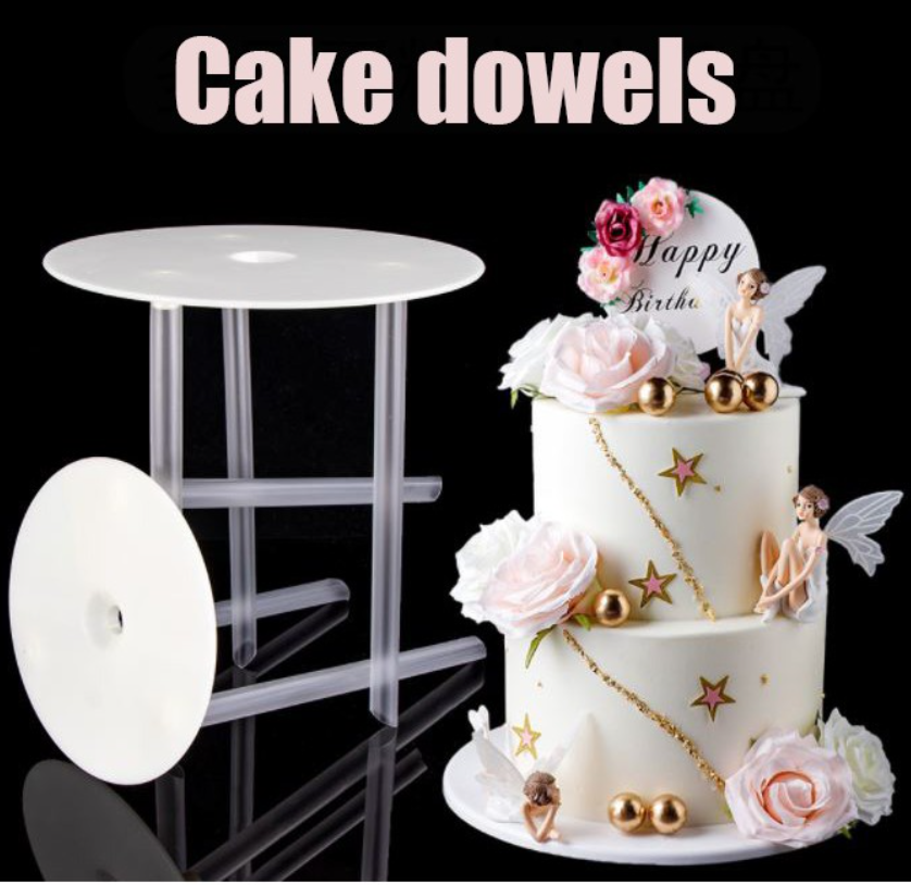 Cake dowels tier cake support acrylic boards cake board dowelling