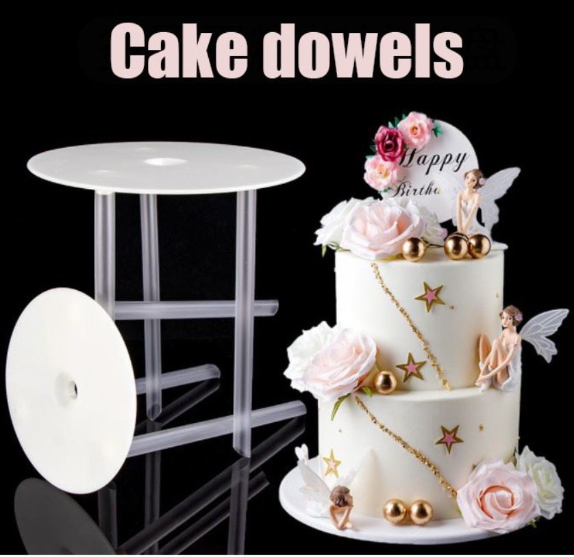 Cake dowels tier cake support acrylic boards cake board dowelling dowe –  Sweet Confessions