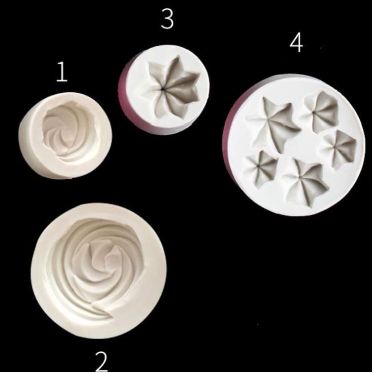 Drip cake decorations silicone mould decor fondant silicon mold meringue kisses swirls