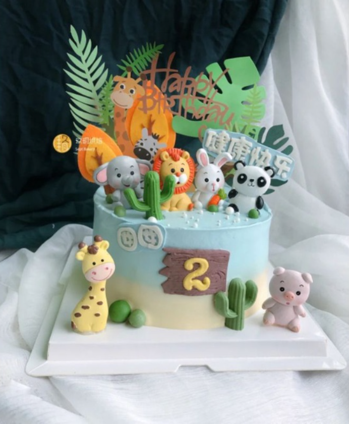 monstera plant cake 7pcs forest ferns monstera leaf tropical botany leafy plant cake toppe – Sweet Confessions