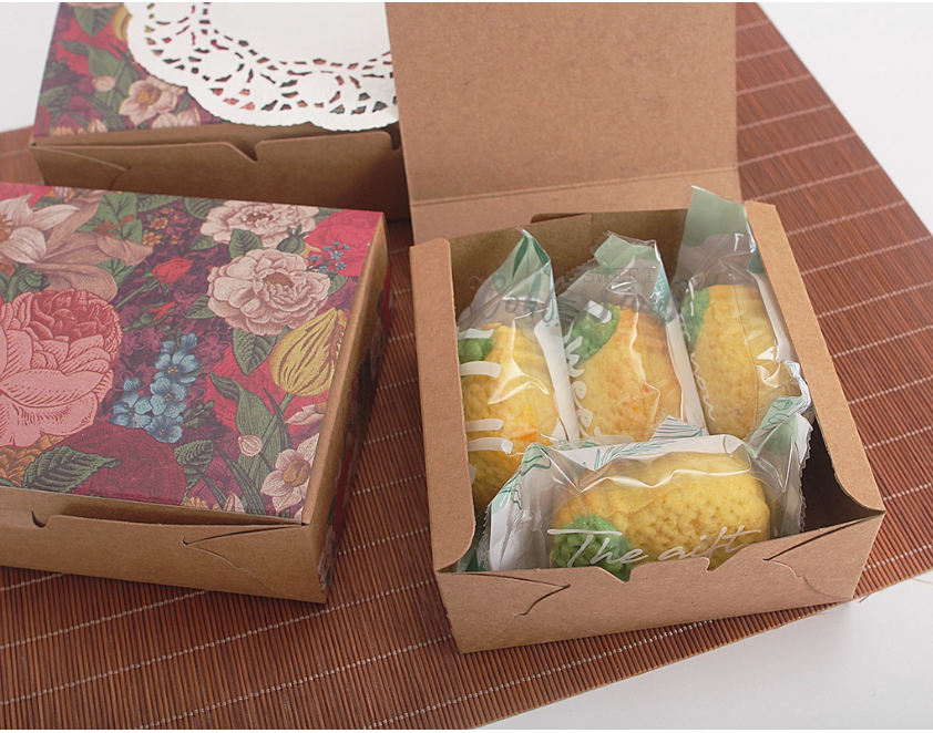 🇸🇬Festive gift box set - kueh food tray takeaway container mooncake dessert cake pastries packaging box