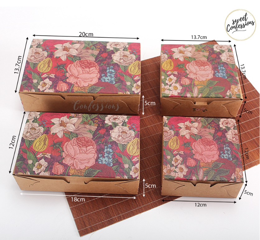 🇸🇬Festive gift box set - kueh food tray takeaway container mooncake dessert cake pastries packaging box